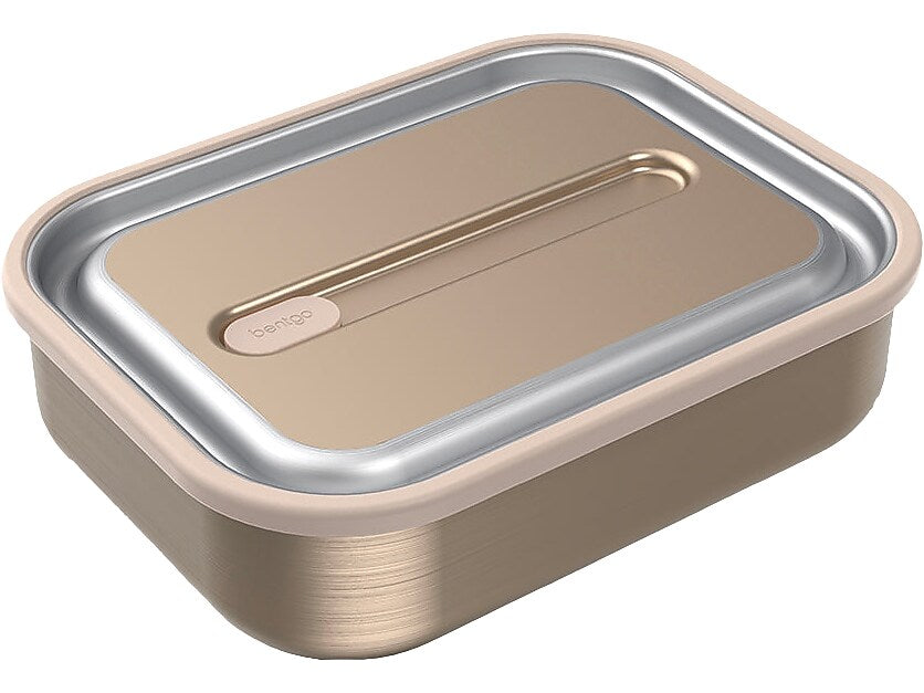Bentgo MicroSteel Insulated Bento Box, Gold, 41 oz. (BGSTLCH-GD)