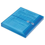 AbilityOne SKILCRAFT String Tie Side-load Expansion Envelopes, Document, Letter, String Tie, Polypropylene, 5/Pack, Blue
