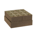 Household Essentials Drawer Organizers, Latte, 3/Pack (754-1)
