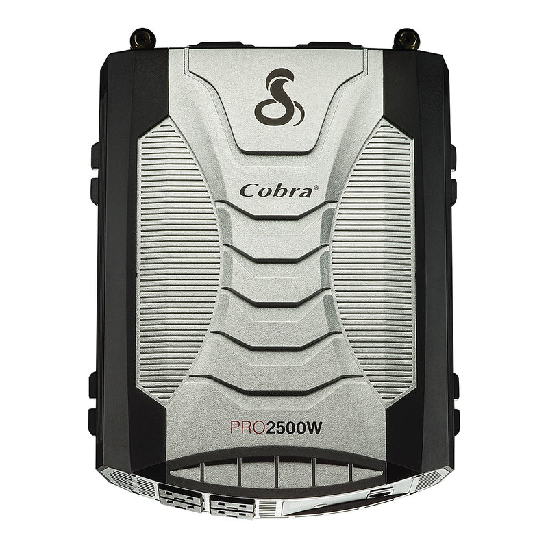 Cobra PRO 2500W Professional-Grade Power Inverter with 2 USB Ports, 4-Outlets, Black & Gray (CPI2500W)