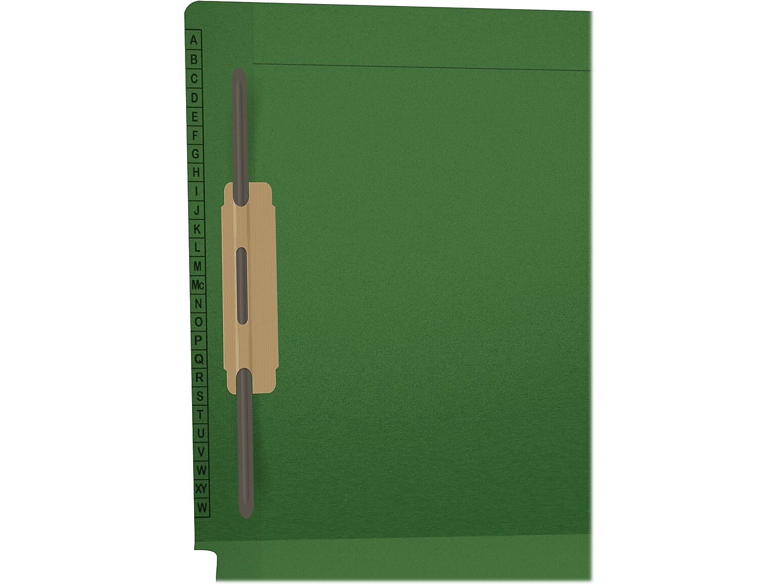 Medical Arts Press Kardex Match Reinforced End Tab File Folder, Letter-Size, Green, 50/Box (F1180-GRN)