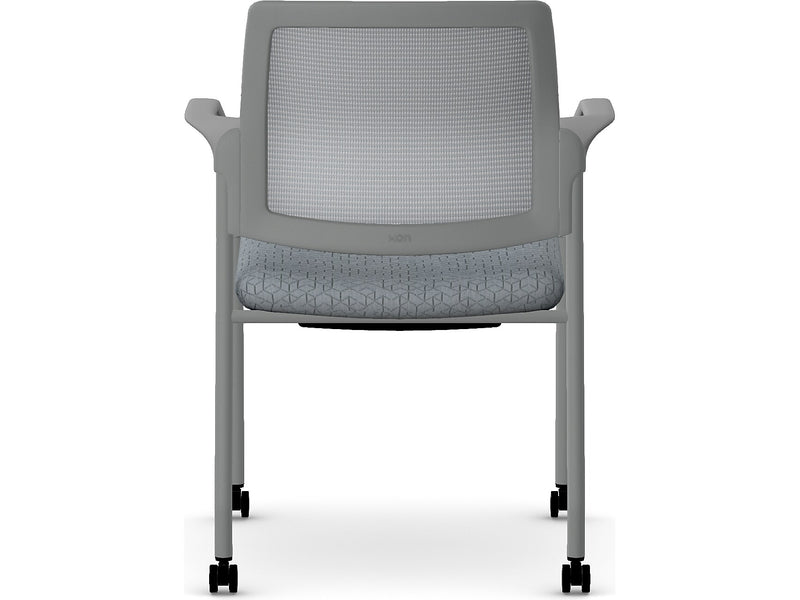 HON Ignition Fabric/Mesh Multipurpose Stacking Chair, Basalt/Silver (HIGS6.F.H.IF.APX25.PR8T)