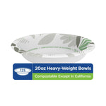 Dixie Ultra Pathways Paper Bowl, 20 oz., Multicolored, 125 Bowls/Pack (SX20PATH)