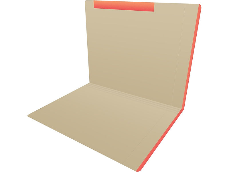 Medical Arts Press Heavy-Duty End Tab File Folder, Straight Cut, Letter-Size, Manila, 50/Box (S-09466-ORG)
