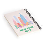 DENY Designs New York City Skyline 1-Subject Professional Notebooks, 5.5" x 8.25", Dotted, 60 Sheets (85431-NOBS01)