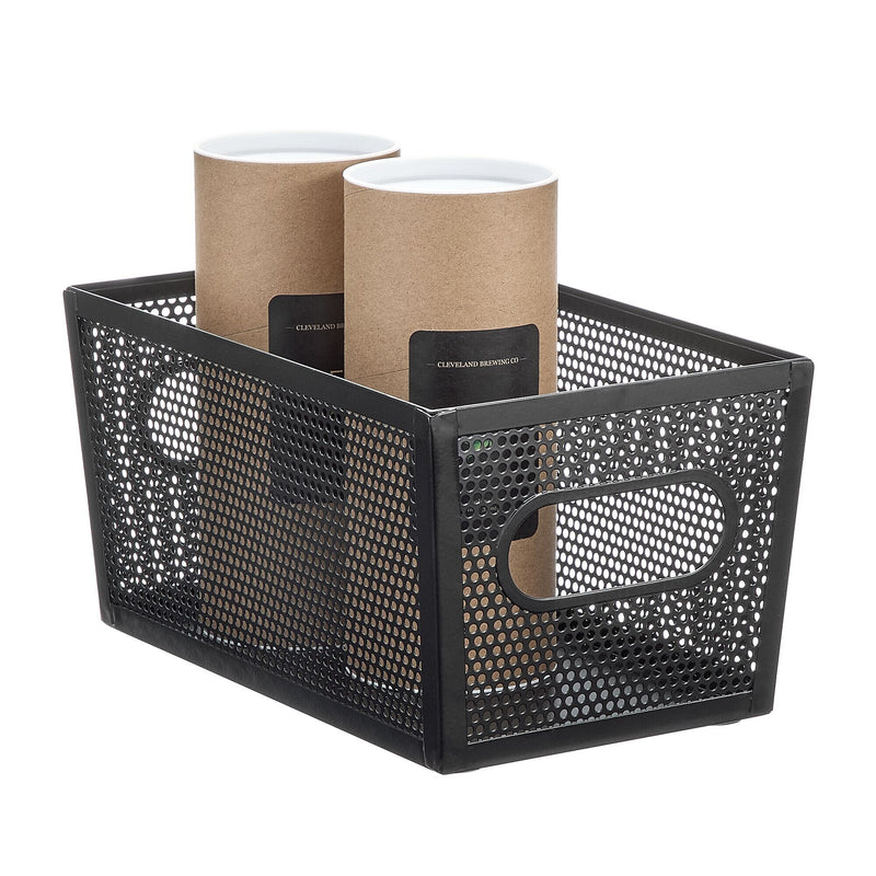 mDesign Steel Organizer, Matte Black (25988)