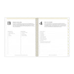 Planning Calendar DD Tile Frosted PP 8.5x11 RY26 Wkly/Mthly Safety Wirebound -