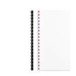 Staples® 3/8" Plastic Binding Spine Comb, 55 Sheet Capacity, Black, 100/Pack (17461/ST17461)