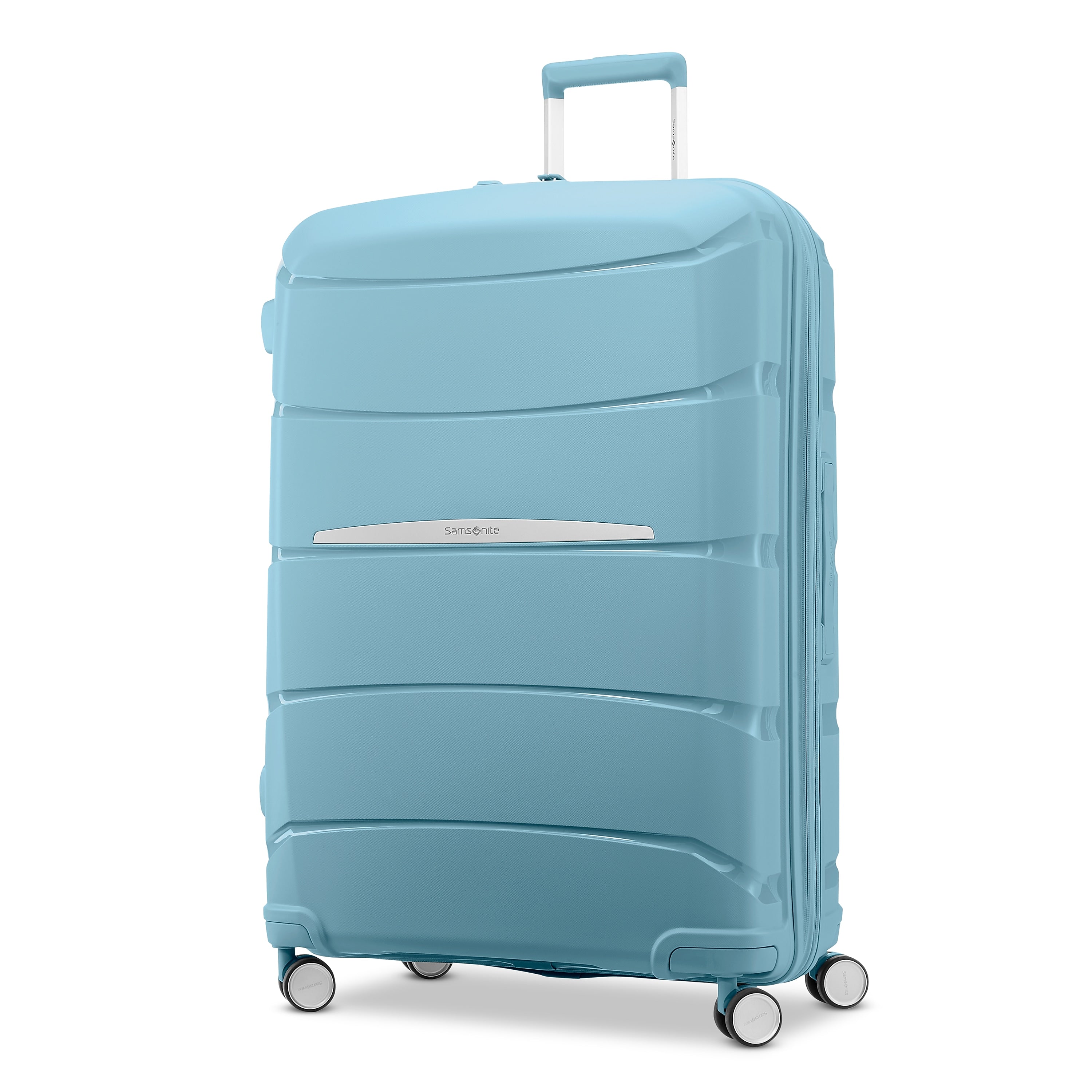 Samsonite Outline Pro 12.5" Hardside Suitcase, 4-Wheeled Spinner, Vintage Blue (137395-9173)