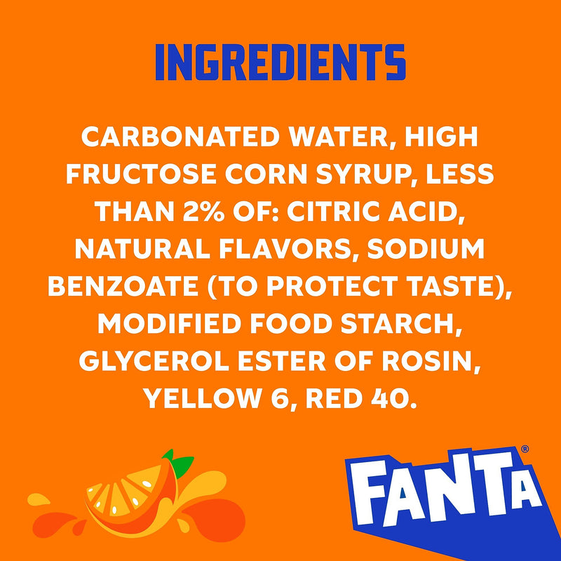 Coca-Cola Orange Fanta Soda, 12 oz., 24/Carton (49000030730)