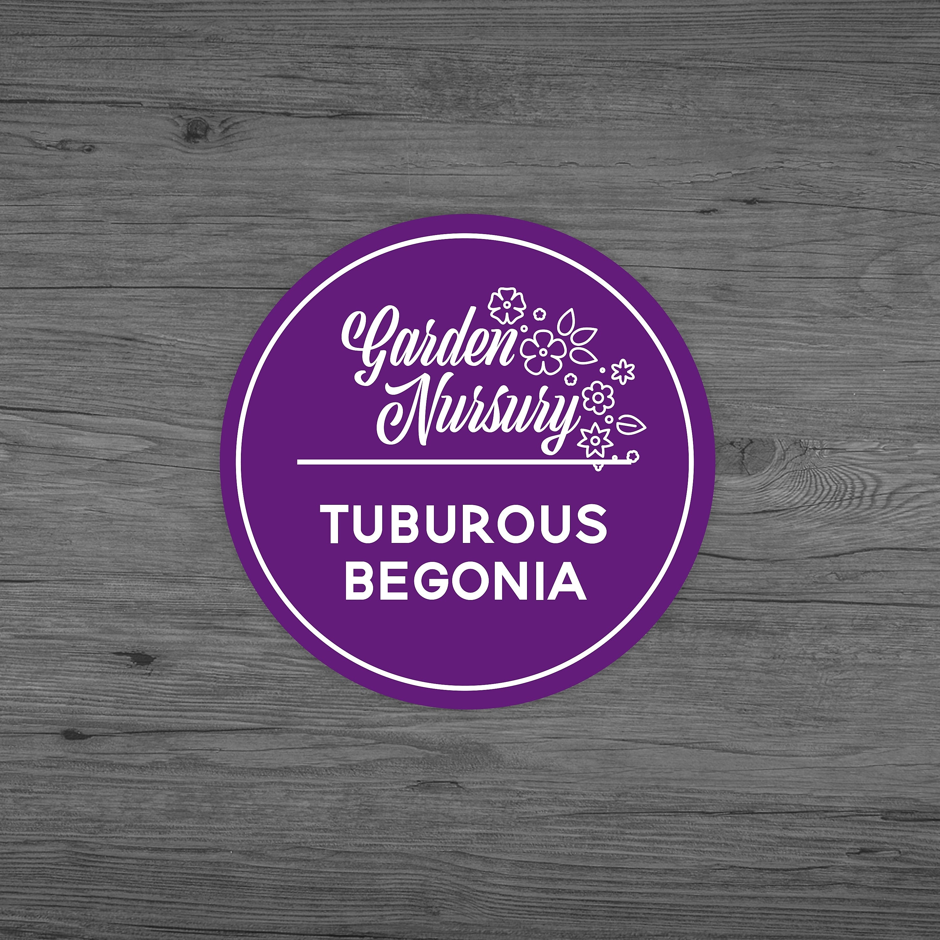 1-Color Advertising Label, Circle, 2", Qty 1000