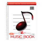 Roaring Spring Paper Products Music Composition Notebook, 11" x 8.5", 32 Sheets, White (15009)