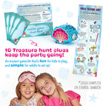 JITTERYGIT Mermaid Pinata Treasure Hunt Under the Sea Game Set, 2 in 1 Pieces/Pack (MERMAID-PINATA - BLUE & PINK)