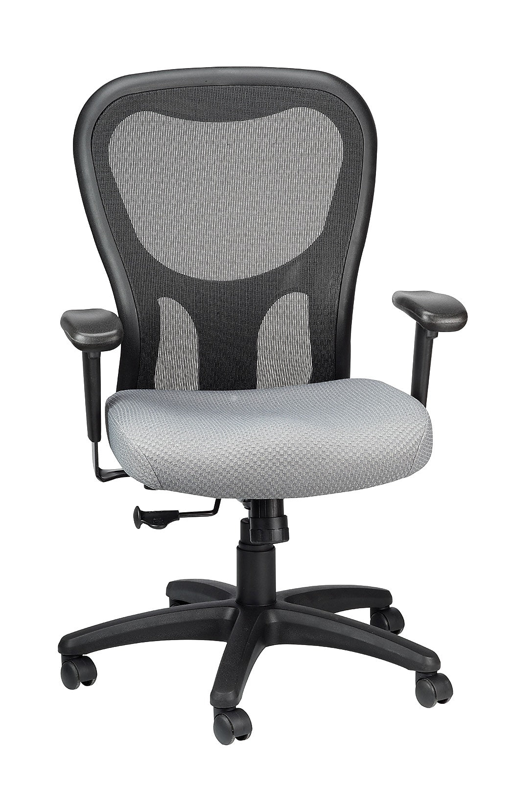 Tempur-Pedic Ergonomic Fabric/Mesh Swivel Task Chair, Grey/Black (TP9000-C-GRY)