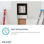 Elkay ezH2O Liv Recessed Bottle Filling Station, Hands Free Operation and Filtered (LBWD00WHC)