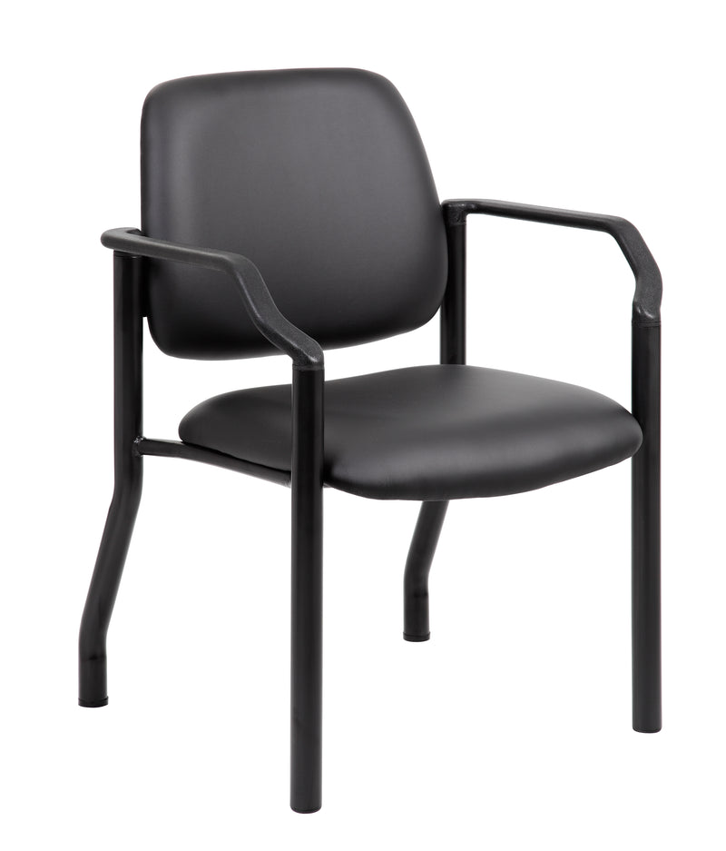 Boss Guest and Reception Area Chair, Black (B9591AM-BK)