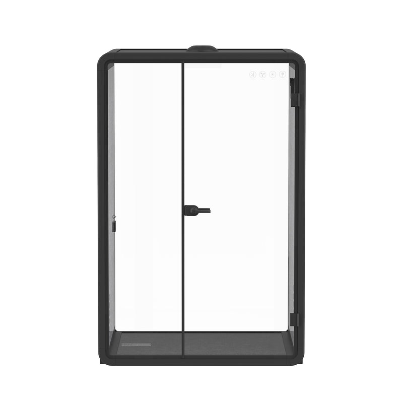 FlexiSpot WorkCube Series Sound Absorbing 2 Person Privacy Booth, Gray (P2FG-KIT)