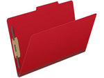 Medical Arts Press Pressboard Classification Folder, 2" Expansion, Legal Size, Deep Red, 25/Box (DV-T52-02-3DRD)