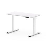 FlexiSpot E2 48"W Electric Rectangular Adjustable Standing Desk, White (E2WE4830W)