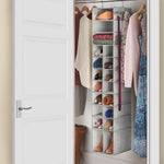 Whitmor Hanging Shoe and Accessory Organizer, Gray (5455-8111)