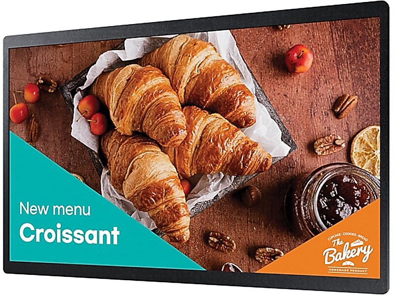 Samsung QB24C 24" Wall-Mountable Display for Digital Signage (LH24QBCEBGCXXS)