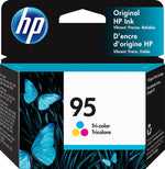 HP 95 Tri-Color Standard Yield Ink Cartridge, Prints Up to 330 Pages (C8766WN#140)