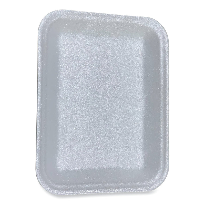GEN Meat Trays, #4D, 9.47 x 7.12 x 1.32, White, 500/Carton