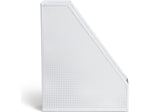 U Brands The Perforated Collection Metal Magazine File Holder, White (5716U01-06)