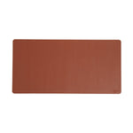 Smead Medium Vegan Leather Anti-Slip Desk Pad, 31.5" x 15.7", Brown (64832)