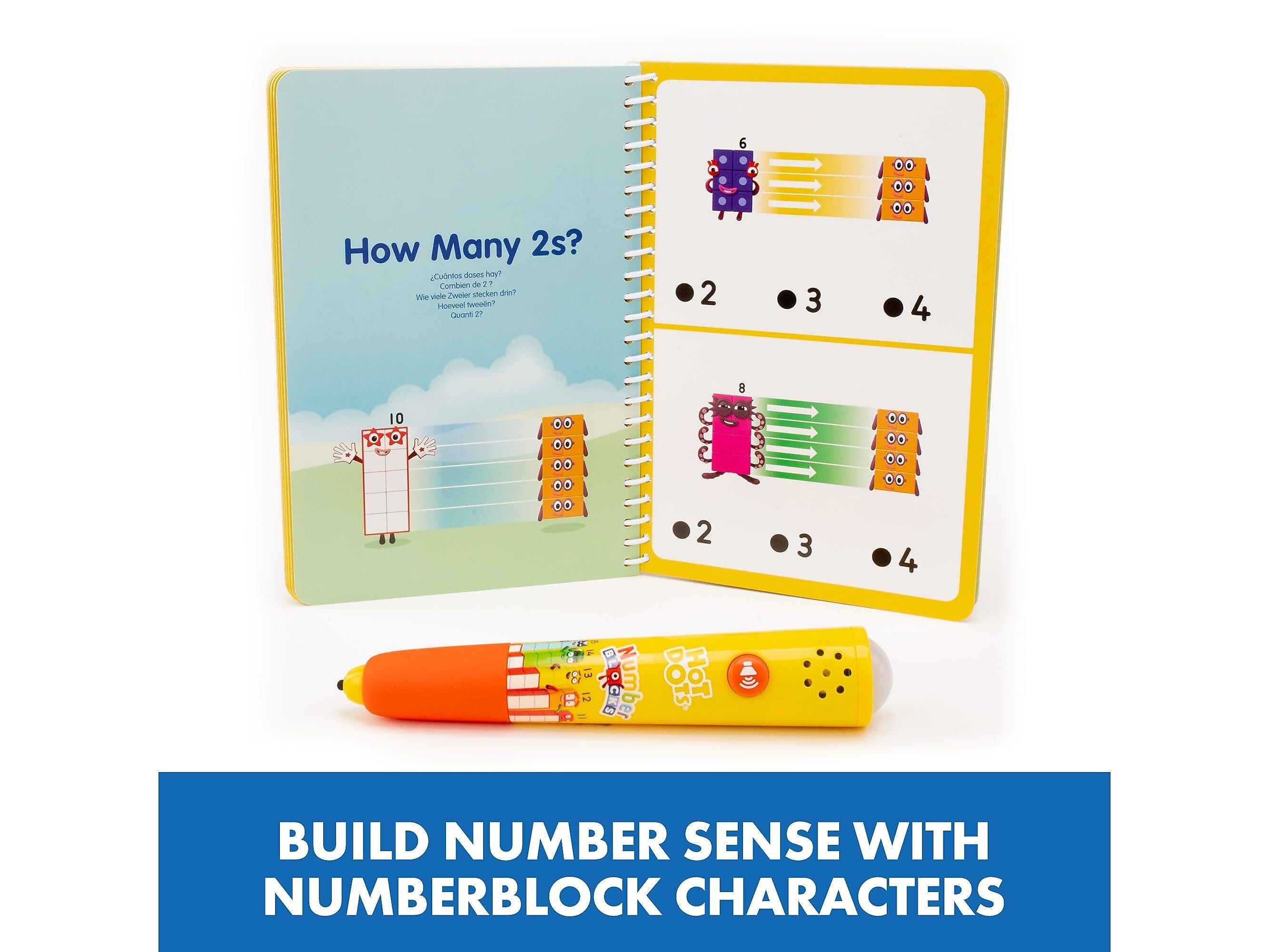 Educational Insights Hot Dots Numberblocks 11-20 Activity Book with Interactive Pen (2551)