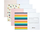 Carpe Diem Hearts 1-Subject Notebooks, 4.1" x 5.8", 16 Sheets, Assorted Colors, 4/Pack (9367-CD)