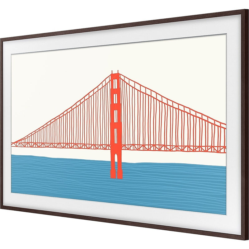 Samsung Frame Customizable Bezel Compatible with 55" Frame TV (VG-SCFA55BWBZA)