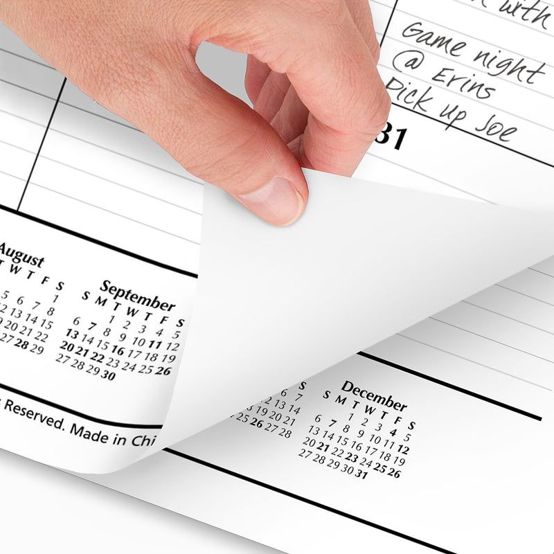 2026 AT-A-GLANCE 21.75" x 17" Monthly Desk Pad Calendar, White/Black (SK24-00-26)