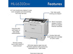 Brother HL-L6310DW Laser Printer, Single-Function, Print