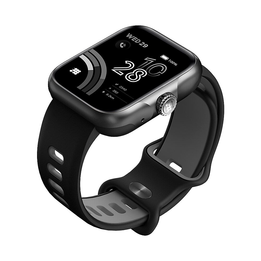 Cubitt VIVA Pro Smartwatch, GPS, 45.2mm, Stainless Steel Case, Obsidian Black Sport Band (CT-VIVAP1)