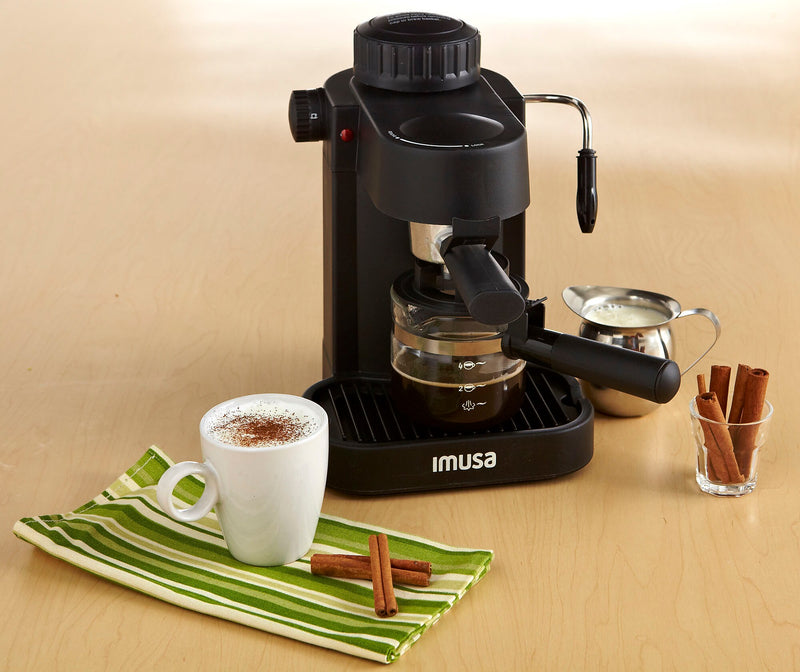 Imusa 4-Cups Steam Espresso Machine (GAU-18202)