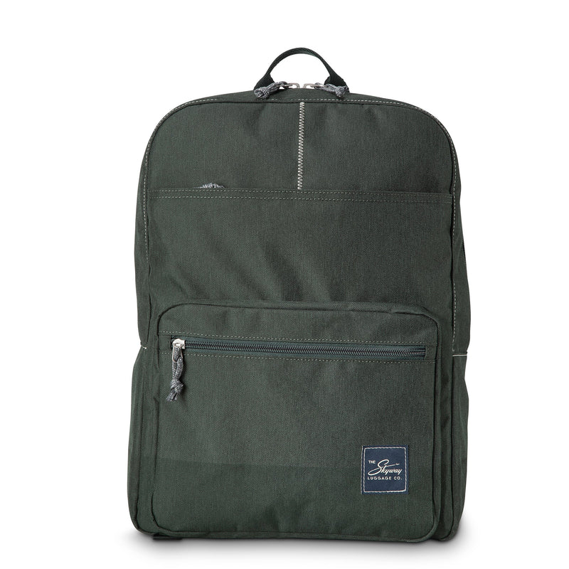 Skyway Luggage Rainier Simple Laptop Backpack, Olympic Green (505-15-300-BKP)