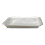 GEN Meat Trays, #4P, 9.5 x 7.19 x 1.2, White, 500/Carton