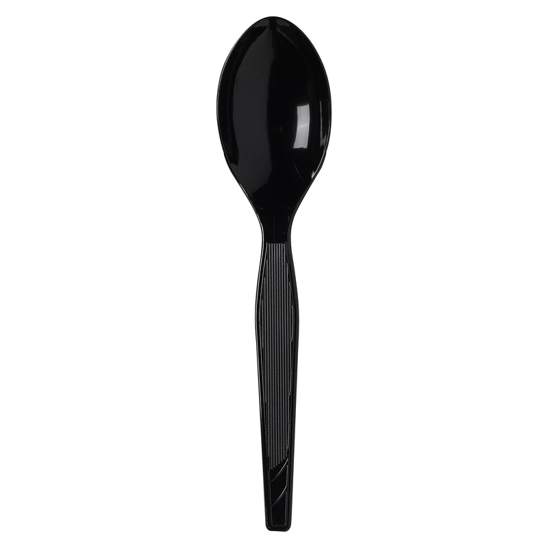 Dixie Grab 'N Go Individually Wrapped Medium-Weight Spoon, Dispenser Box, Black, 90/Pack (TM5W540)
