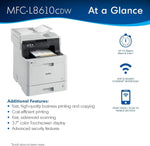 Brother MFC-L8610CDW Wireless Color Laser Printer, All-In-One, Print, Scan, Copy, Fax