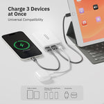 CODi USB-A/USB-C Power Bank, 10000 mAh, White  (A03031)