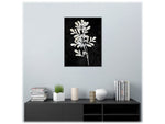 Amanti Art Plant Life White on Black II, Canvas, 23" x 30" (A42675515283)