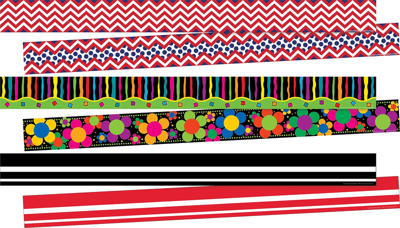 Barker Creek Double-Sided Border Set, 35" x 3", The Classics, 3 designs, 36/Set (4050)