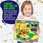 JITTERYGIT Dino Wild Race Track Site Toy Set, 177 Pieces/Pack (DINO-TRACK-GID-JOURNEY-SET - GREEN)