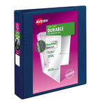 Avery 1 1/2" 3-Ring View Binders, Slant Ring, Navy Blue (17024)