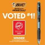 BIC Break-Resistant Mechanical Pencils, 0.7mm, #2 Medium Lead, 2/Pack (MV7PRP2-BLK)