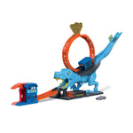 Mattel Hot Wheels City T-Rex Chomp Down Playset, Multicolored (HKX42)