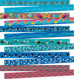 Barker Creek Double-Sided Border Set, 35" x 3", Earth Day, 6 designs, 72/Set (4433)