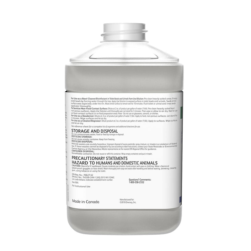 Alpha-HP 35 Disinfectant for Diversey J-Fill, Citrus, 2.5 L / 2.64 U.S. Qt., 2/Carton (55492110)