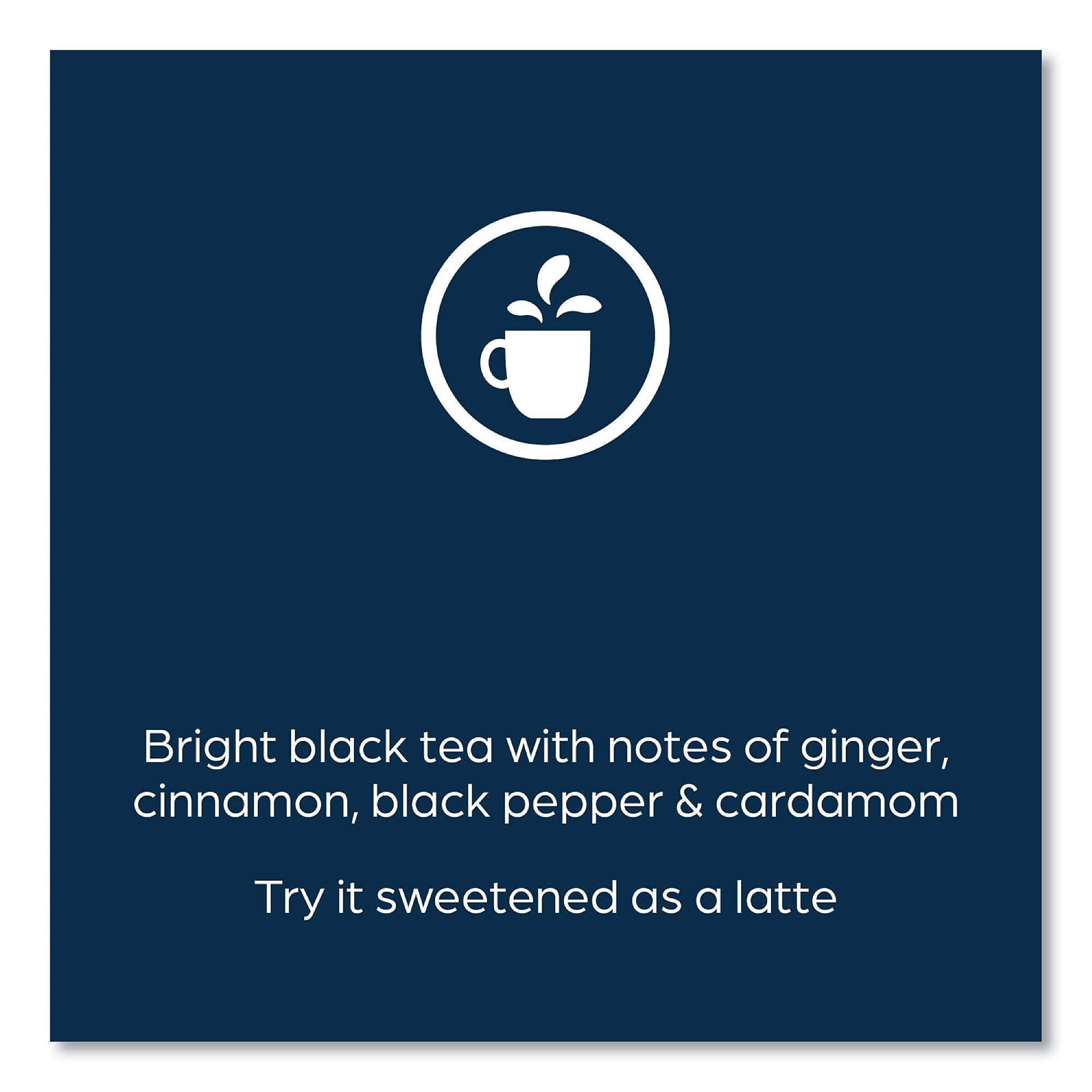 FLAVIA The Bright Tea Co. Chai Spice Black Tea Freshpack, Chai Spice, 0.09 oz Pouch, 100/Carton